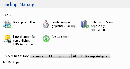 Backup-Manager-Tools