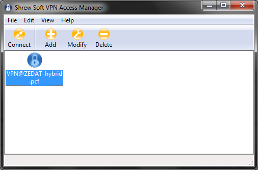 Shrew Soft VPN Access Manager