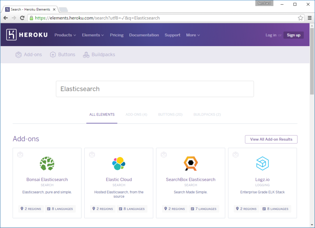 Einrichtung von Elasticsearch in WordPress mit ElasticPress und Heroku